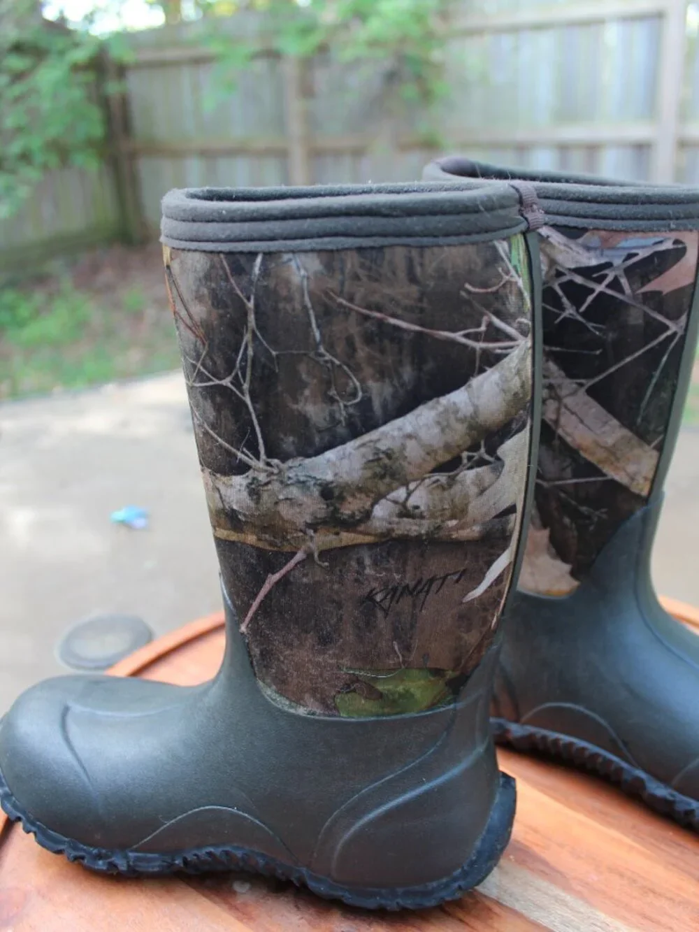 RedHead Kids' Waterproof Camouflage Mud Boots - Size 1 Youth - Picture 8 of 8